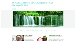 Desktop Screenshot of drkarlanderson.com